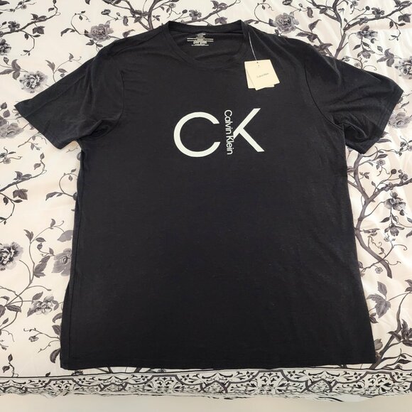 CALVIN KLEIN Men's t-shirt Soft Blend Black - 34Size XL - NWT - Picture 1 of 5